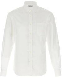 Ferragamo - 'Gancini' Jacquard Shirt - Lyst