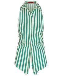 Simon Miller - Loch Striped Sleeveless Shirt - Lyst