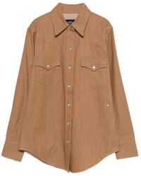 A.P.C. - Blouse Met Borstzak En Knopen - Lyst