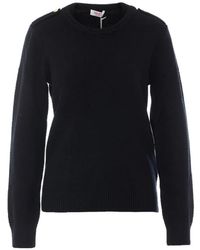 Liu Jo - Button-Shoulder Sweater - Lyst