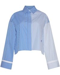 Adam Lippes - Stripe-print Cotton Shirt - Lyst