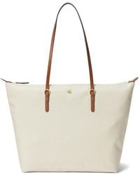 Ralph Lauren - Keaton Logo-Plaque Tote Bag - Lyst