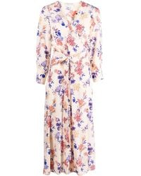 forte_forte - Belle De Jour Floral-Print Wrap Dress - Lyst