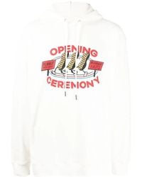 Opening Ceremony - Logo-Print Cotton Hoodie - Lyst
