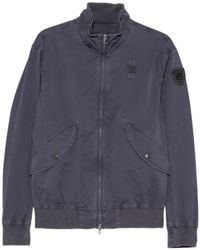 Blauer - Logo-Patch Zip-Up Jacket - Lyst