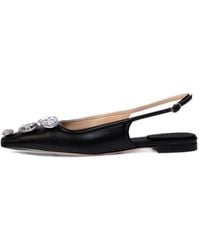 A.W.A.K.E. MODE - Crystal-Embellished Slingback Pumps - Lyst