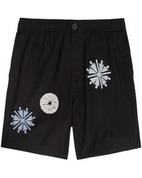 Wax London - Kurt Shorts Mit Stickerei - Lyst