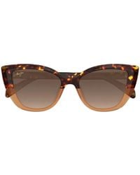 Maui Jim - Occhiali Da Sole Blossom Cat-Eye Con Effetto Tartarugato - Lyst