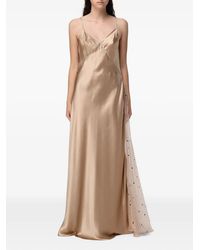CRI.DA - Elba Polka-Dot Panel Maxi Dress - Lyst