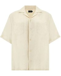 Paul & Shark - Pocket Linen Shirt - Lyst