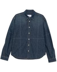 Givenchy - Long-Sleeve Denim Shirt - Lyst