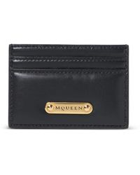 McQueen - Logo-Plaque Cardholder - Lyst