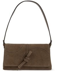 Kate Spade - Small Loop Knotted Suede Shoulder Bag - Lyst