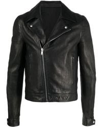 Rick Owens - Leather Biker Jacket - Lyst