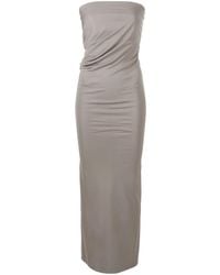 Christopher Esber - Vestido palabra de honor fruncido - Lyst