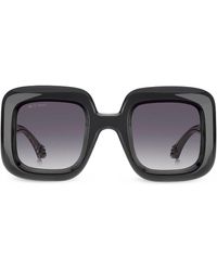 Etro - Paisley-print Oversize-frame Sunglasses - Lyst