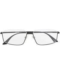 Balenciaga - Rectangle-Frame Clear Glasses - Lyst