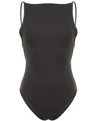 Totême - Plain Low-back Swimsuit - Lyst