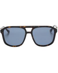 Gucci - Tortoiseshell Navigator-frame Sunglasses - Lyst