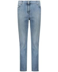 Moschino - Bleached-Effect Jeans - Lyst