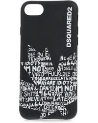 DSquared² - Leaf-Print Logo-Detail Iphone 8 Plus Case - Lyst