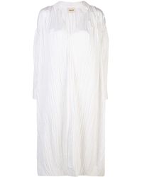 Khaite Cocon Jurk - Wit