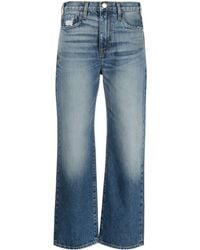 FRAME - Jeans crop Le Jane Slouch dritti - Lyst