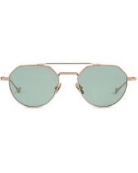 Cutler and Gross - Double-Bridge Geometric-Frame Sunglasses - Lyst