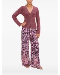 Simon Miller - Briar Tinsel-Knit Cardigan - Lyst