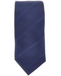 Brunello Cucinelli - Diagonal-Stripe Silk Tie - Lyst