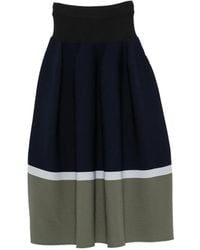 CFCL - Colour-Block Pleated Maxi Skirt - Lyst