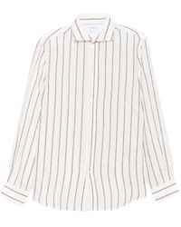Brunello Cucinelli - Striped Shirt - Lyst