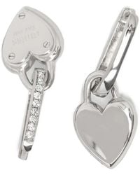 Guess - Heart-Shape Earrings - Lyst