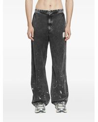 Maison Mihara Yasuhiro - Distressed Paint-Splatter Jeans - Lyst