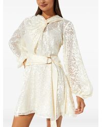 Acler - Vestido corto con detalle de cinturón - Lyst