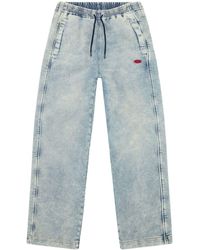 DIESEL - D-martians Bleached-effect Jeans - Lyst