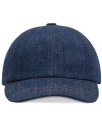 Ami Paris - Denim Side-Patch Cap - Lyst