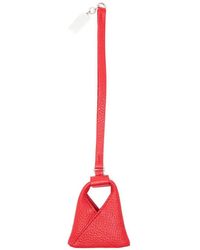 MM6 by Maison Margiela - Leather Keyring - Lyst