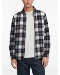 Superdry - Check-Pattern Cotton Shirt - Lyst