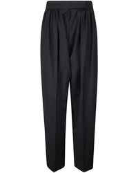 Sportmax - Pleated Virgin Wool Trousers - Lyst
