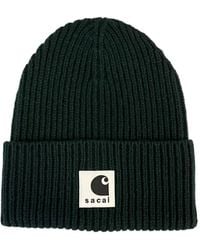 Sacai - X Carhartt Wip Berretto A Coste - Lyst