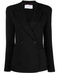 Harris Wharf London - Double-Breasted Virgin Wool Blazer - Lyst