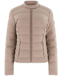 Guess - 4G-Logo Quilted Jacket - Lyst