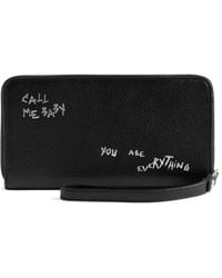 Zadig & Voltaire - Compagnon Graffiti Wallet - Lyst