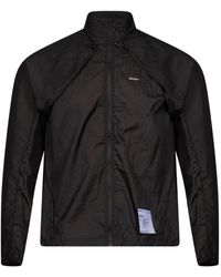 Satisfy - Logo-Print Zip-Up Jacket - Lyst