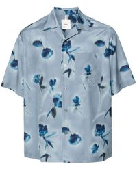 OAMC - Floral-print Cotton Shirt - Lyst