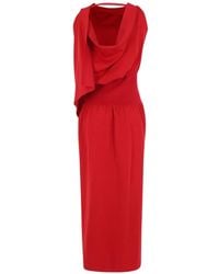 CFCL - Ac Milan Draped Maxi Dress - Lyst