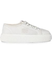 Miu Miu - Mesh Fabric Sneakers - Lyst