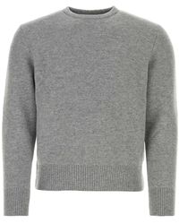 Thom Browne - Cardigan À Bande Tricolore - Lyst