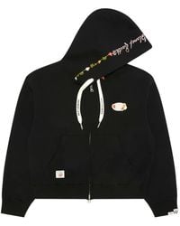 Aape By A Bathing Ape - Floral-Patch Zip-Up Hoodie - Lyst